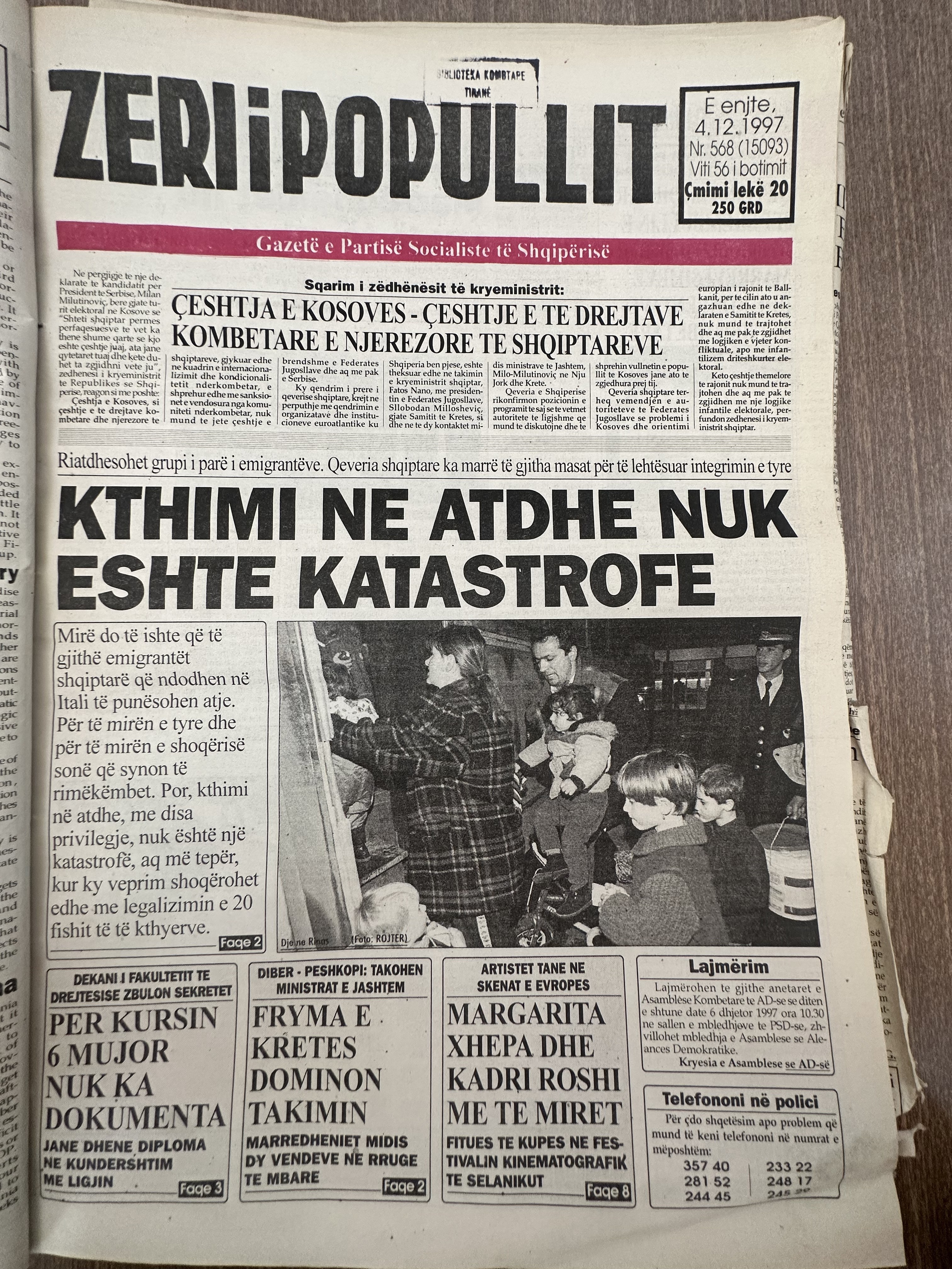 Zëri i Popullit 1997-12-04